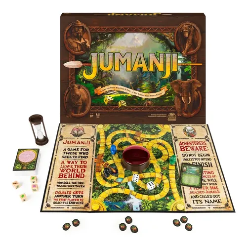 Juego De Mesa Cooperativo Jumanji Stampede De Spin Master