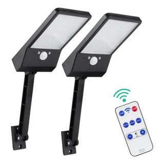 Kit 2 Luminária Solar Arandela Parede Luz Sensor Presença Kit 2 Luminária Solar Arandela Parede Luz Sensor Presença