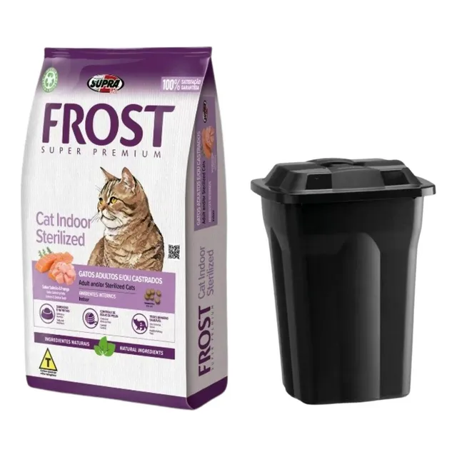 Frost Cat Castrados 8.5 Kg + Contenedor 51 Lts / 20 Kg