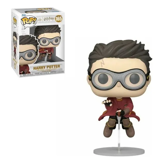 Funko Pop! Harry Potter Con Escoba De Quidditch #165