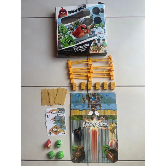 Juego Angry Birds Destrucción De La Isla De Los Puercos Comp
