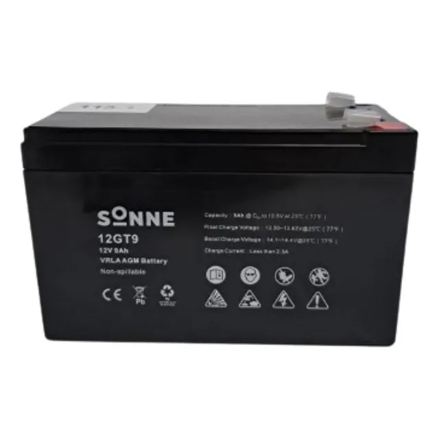 Batería Para Ups Sonne 12v 9ah 12gt9 Agm (gel)