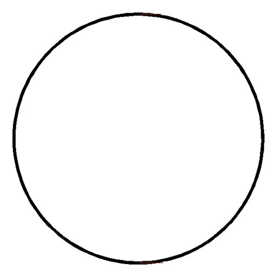 Faca De Corte E Vinco Circulo 6,5cm