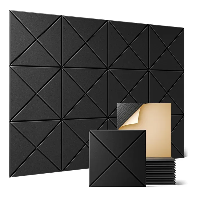 Paneles Acústicos Aislantes De Ruido For Pared, 12 Piezas