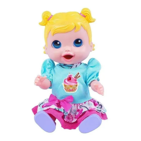 Boneca Baby's Collection Comidinha Menina - Super Toys 318
