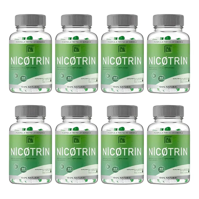 8 Nicotrin 100% Original Frete Grátis - Pare De Fumar