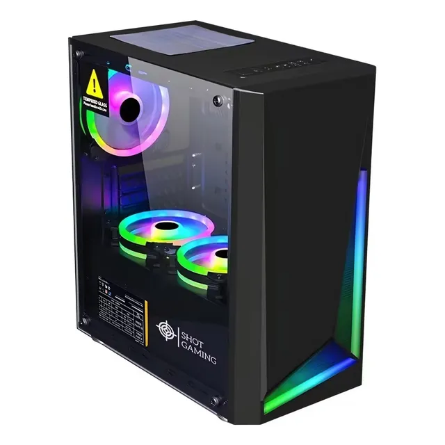 Gabinete Gamer Shot Gaming Sup-8192 Rgb