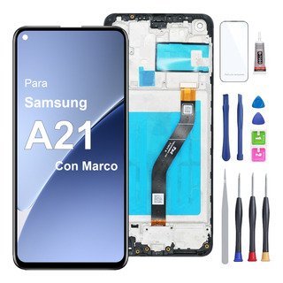 Para Samsung A21 Sm-a215u Sm-a215w Pantalla Lcd Con Marco Para Samsung A21 Sm-a215u Sm-a215w Pantalla Lcd Con Marco