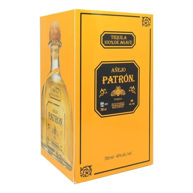 Tequila El Patrón Añejo Mex 1 Litro 1000ml