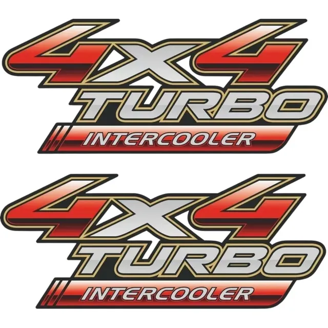 Adesivo Toyota Hilux 4x4 Turbo Intercooler Par 2012 À 2015