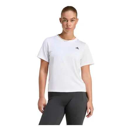 Camiseta Feminina Gola Careca Workout Essentials adidas Branco Não G Lisa