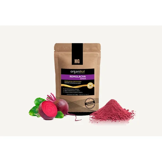 Remolacha En Polvo Organikal X50gr Premium Hgl