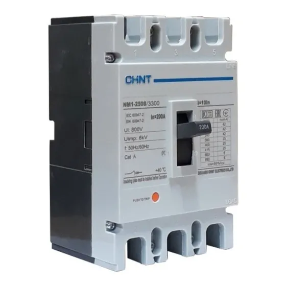 Breaker 3 Polos Industriales Nm1 250s De 200 Amp Chint.