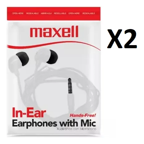 Audifonos Alambricos Con Microfono Maxell