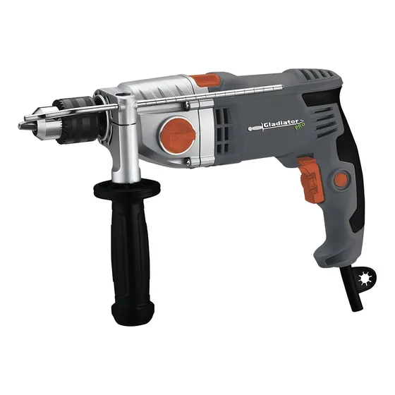 Taladro Percutor 13mm 1010w Gladiator Pro Tp913/220 2v Color Gris Frecuencia 50Hz
