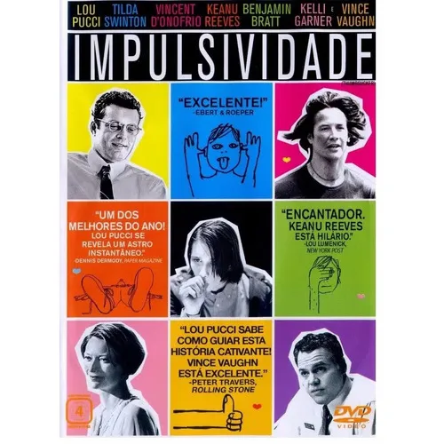 Dvd Impulsividade - Keanu Reeves - Original - Novo - Lacrado