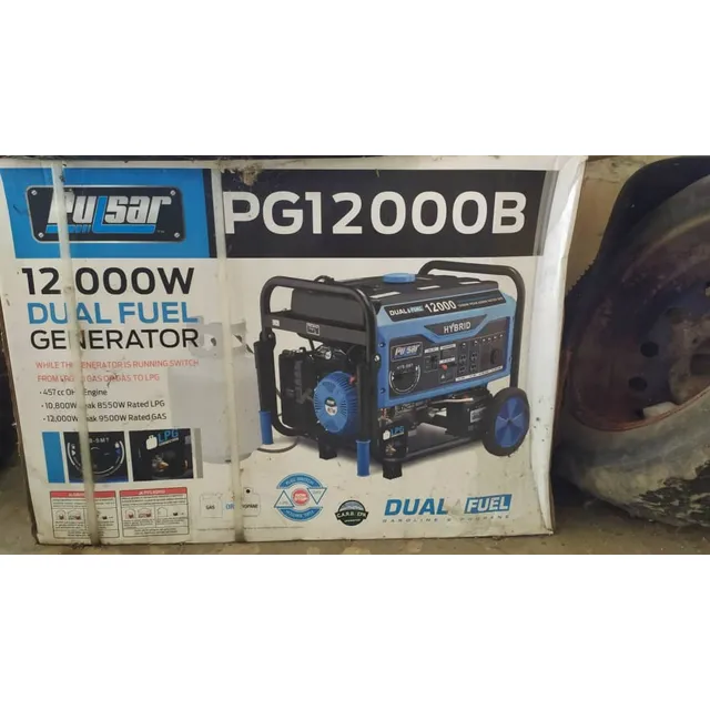 Planta Eléctrica Dual Fuel De 12.000 Watts Pulsar