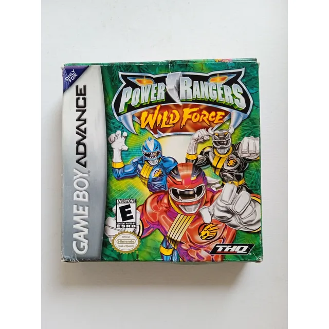 Power Rangers Wild Force Game Boy Advance Original 