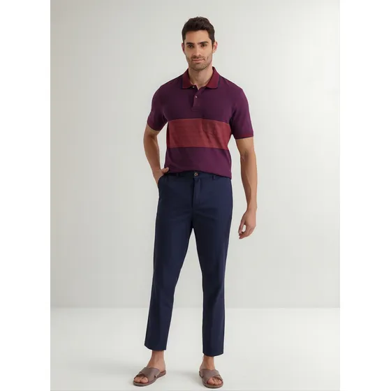 Pantalon Hombre Patprimo Chino Azul Algodón 44071015-51897