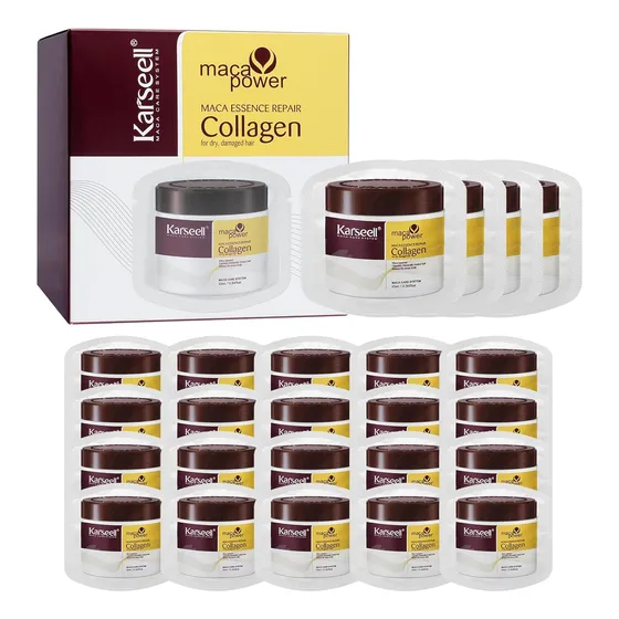 Tratamiento Capilar Con Colágeno, Aceite De Argán, Cabello S
