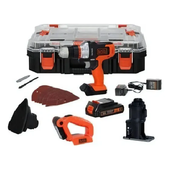 Kit Matrix Multiherramienta 20v 4 Pzas Mtx20k4 Black Decker Color Naranja