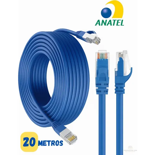 【専用】316 Cabo De Rede 20m Cat 6 Itblue Le-316 Com Protecao Aluminio