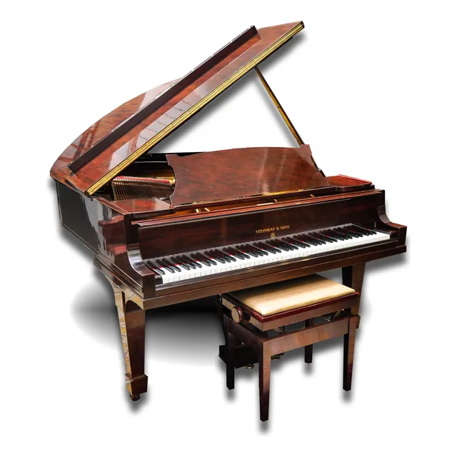 Piano Steinway Sons Cola (garantía + Traslado + Afinación) Pluma De Caoba