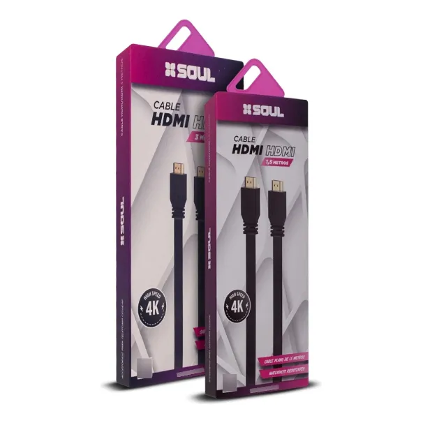 Cable Soul Hdmi 3 Metros 4k