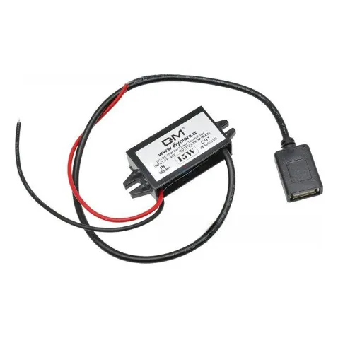Usb Único Con Orejas, 12 V A 5 V, 3 A, Usb Dc-dc Para Coche,