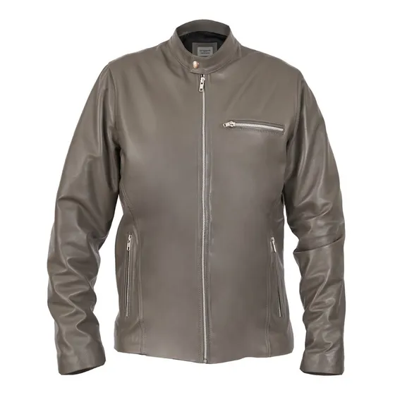 Campera Hombre De Cuero Briganti Abrigada Chaquetas Elegante