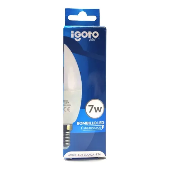 Bombillo Led Tipo Vela 7w Igoto