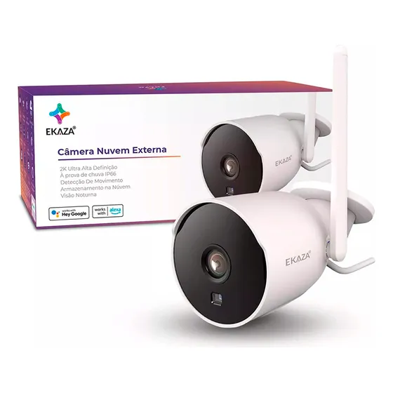 Câmera De Segurança Inteligente Wifi Externa Ip66 Alexa 2233