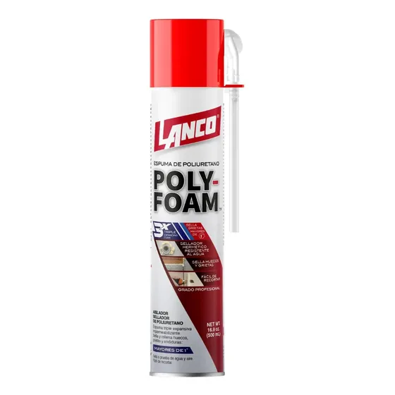 Espuma Expansiva Poliuretano Poly-foam 500ml Lanco