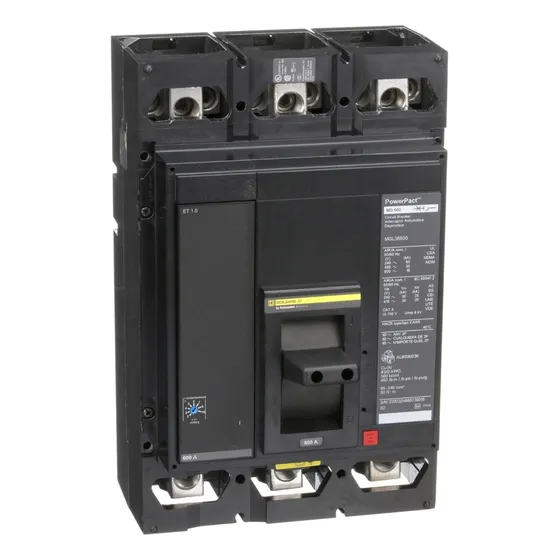 Interruptor Automático, 3 Polos, 600 A. Schneider Electric