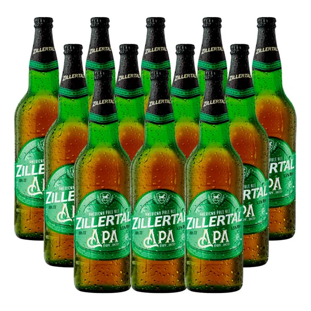 Cerveza Zillertal Apa 970 Ml X12 - Envases Incluidos