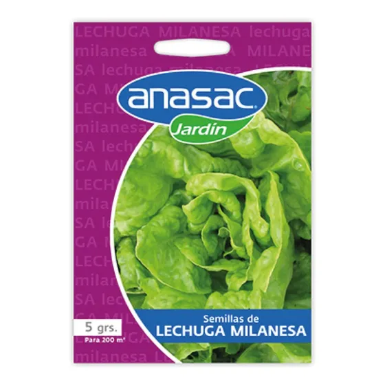 Semillas De Lechuga Milanesa 5 Gr Anasac
