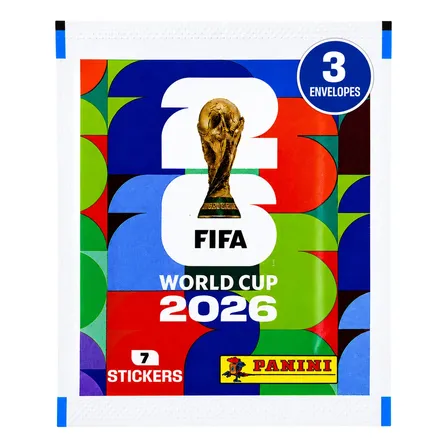 Kit 21 Figurinhas Do Álbum Copa Do Mundo 2026 - 3 Envelopes