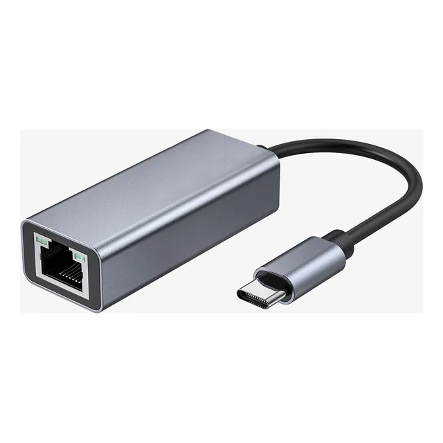 Adaptador Usb-c A Rj45 Lan Gigabit Ethernet 10/100/1000 Mbps