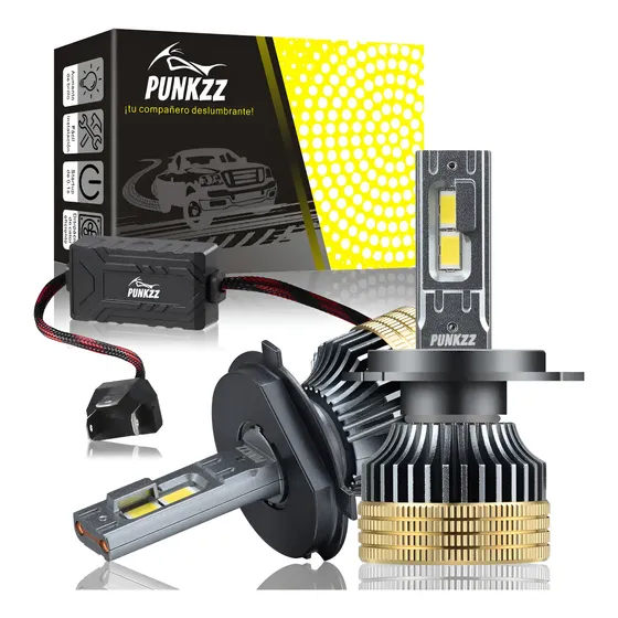 Focos Led Alta Y Baja Luces 42000lm H4 H13 9004 9007 Canbus
