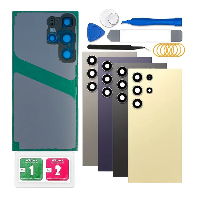 Tapa Trasera Para Samsung S24 Ultra Con Cristal Cámara