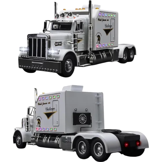Tractomula Escala 1:24 Trailer Luces Sonido Capo Cabina
