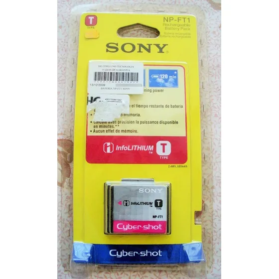 Batería Cybershot Para Camara Sony Marca Sony Mod. Np-ft1