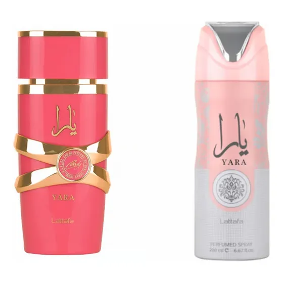 Perfume Yara Candy + Yara Body Spray 100ml Lattafa