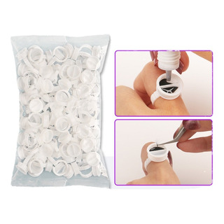 500 Piezas De Anillo Para Pigmento De Pestañas,cejas.belleza 500 Piezas De Anillo Para Pigmento De Pestañas,cejas.belleza