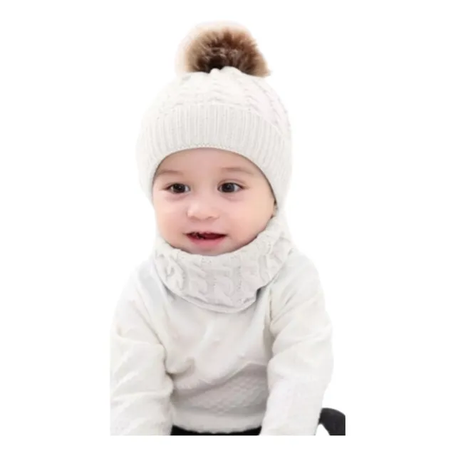 Gorro Bufanda Bebe Niño Niña Unisex Alta Calidad 3 Colores