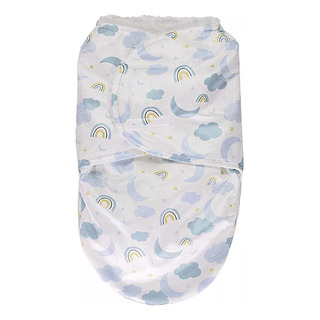Saco De Dormir Bebê Super Confortável Estampado Azul Buba Saco De Dormir Bebê Super Confortável Estampado Azul Buba
