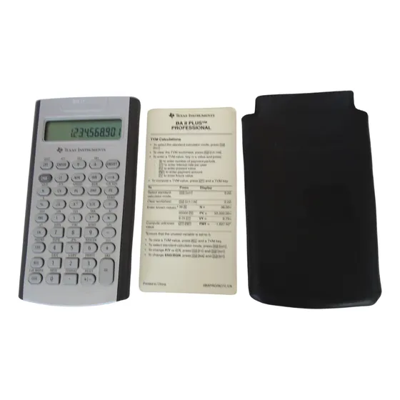 Calculadora Texas Instruments Ba Ii Plus Professional