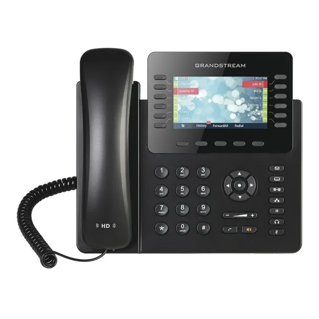 Teléfono Ip Empresarial 12 Líneas 5 Teclas Función Y Ferenci