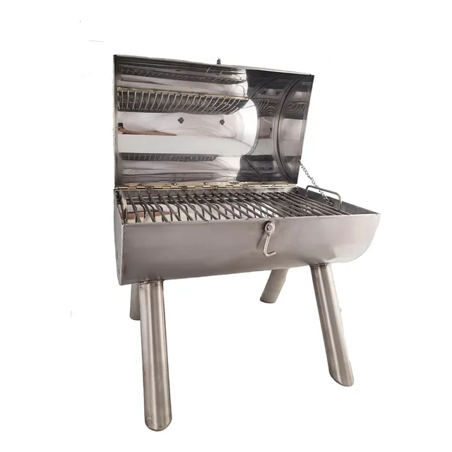 Asador Parrilla De Acero Inoxidable Portátil 