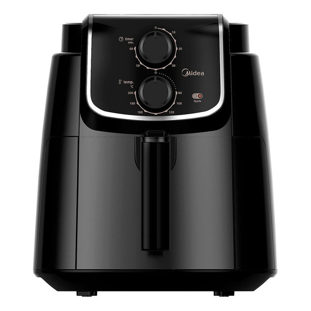 Fritadeira Airfryer 4l Gourmetfry Cor Preta Midea - Fritadeira Airfryer 4l Gourmetfry Cor Preta Midea -